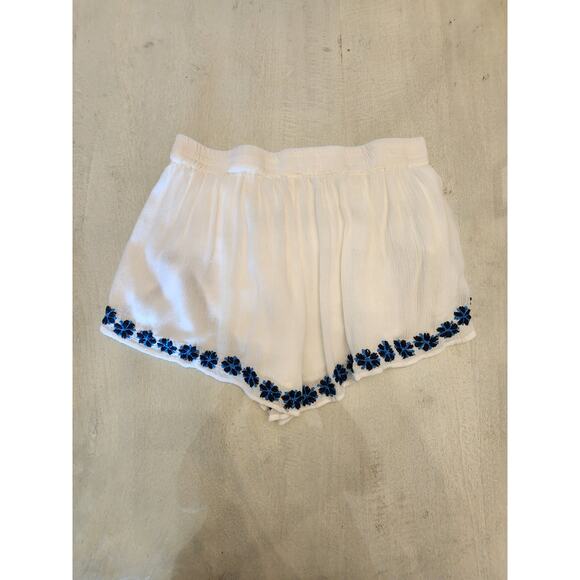 RAGA White Embroidered Shorts Women SZ Large - Picture 2 of 10